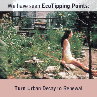 Green Guerillas: Revitalizing Urban Neigborhoods with Community Gardens (New York City, USA)