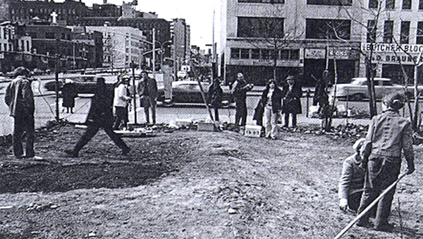 Making the first garden
