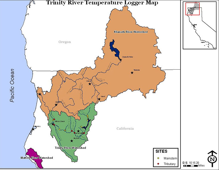 Figure 4. Location of the Trinity River watershed