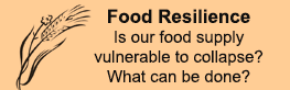 The resilience of the American food supply—the ability of the food system to withstand shocks or stresses that could lead to disruption or collapse—is a matter of genuine concern
